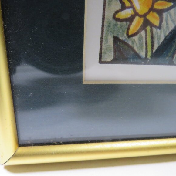 Mary Engelbreit "Don't Look Back" Metal Professionally Framed Glass & Matted - Picture 6 of 8